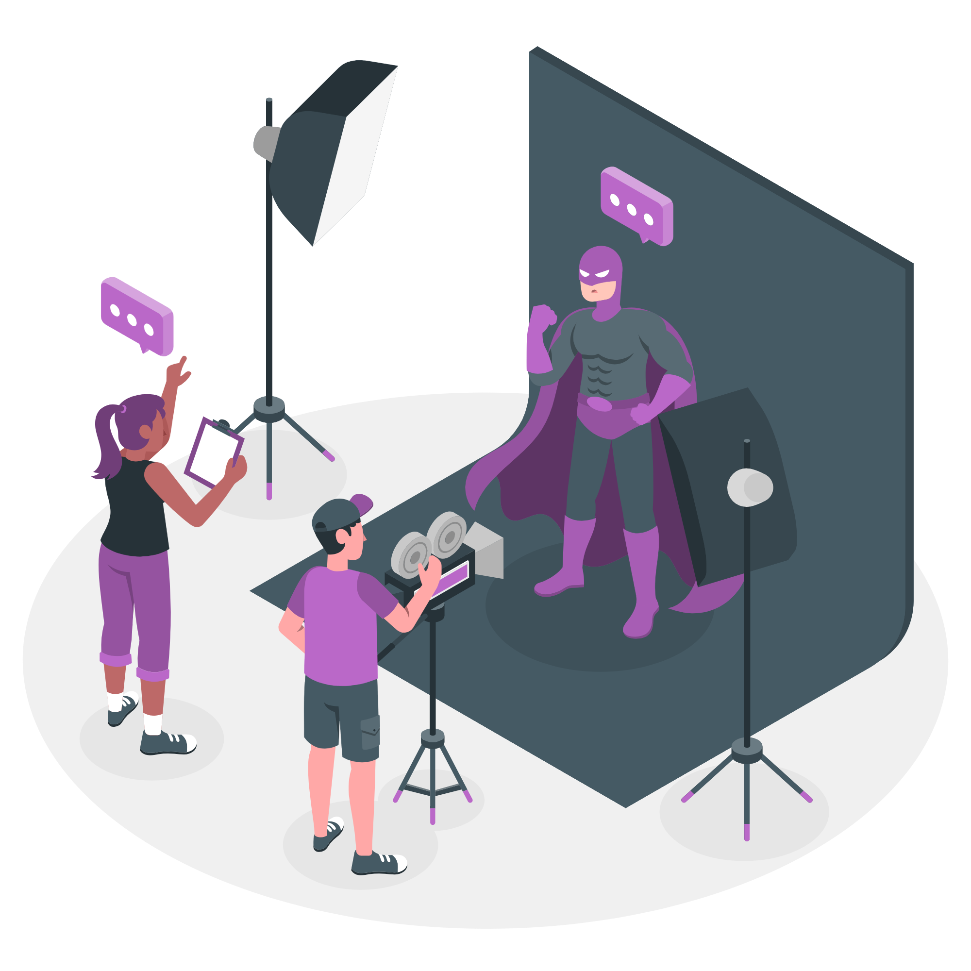 Gen AI Office Illustration